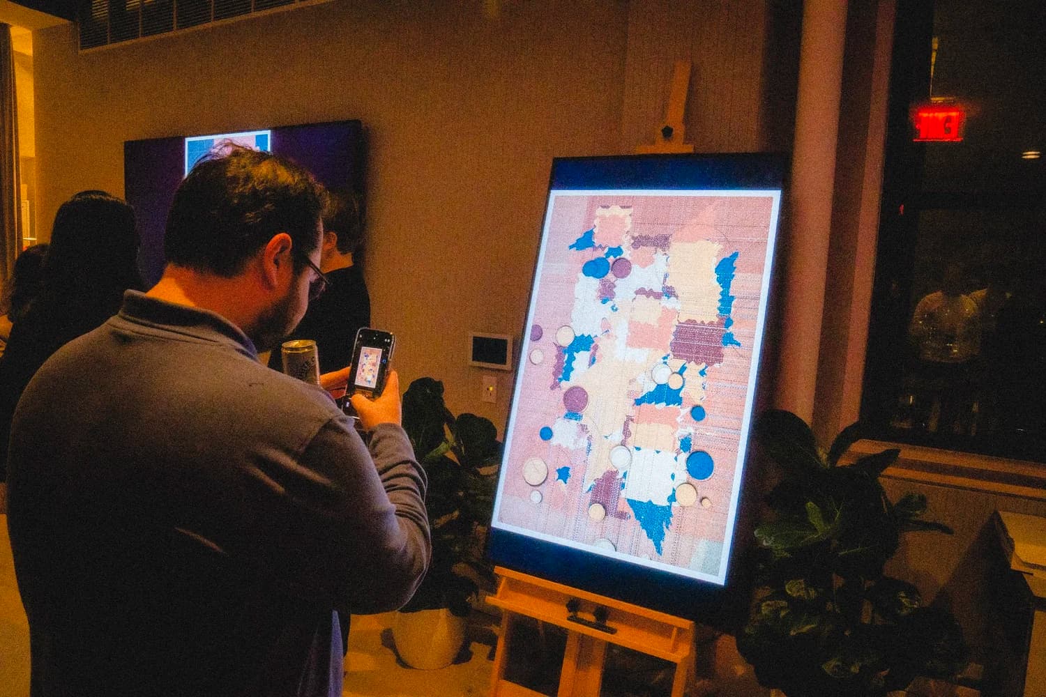LIMN presented across gallery screens
