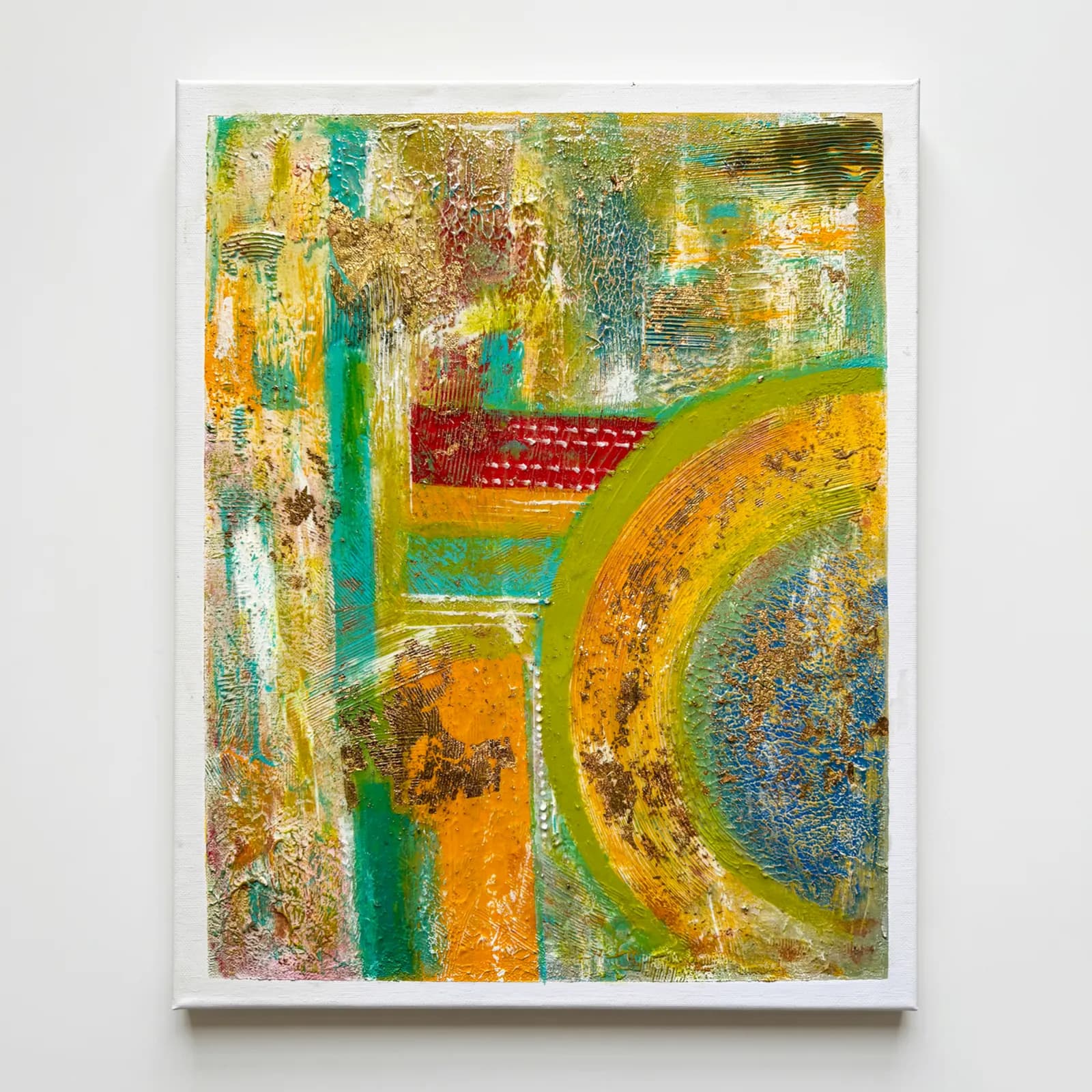 Patina, Mixed media on canvas